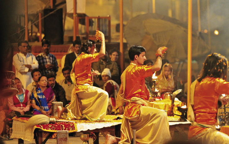 Ganga Aarti-Ritual, Varanasi - © 