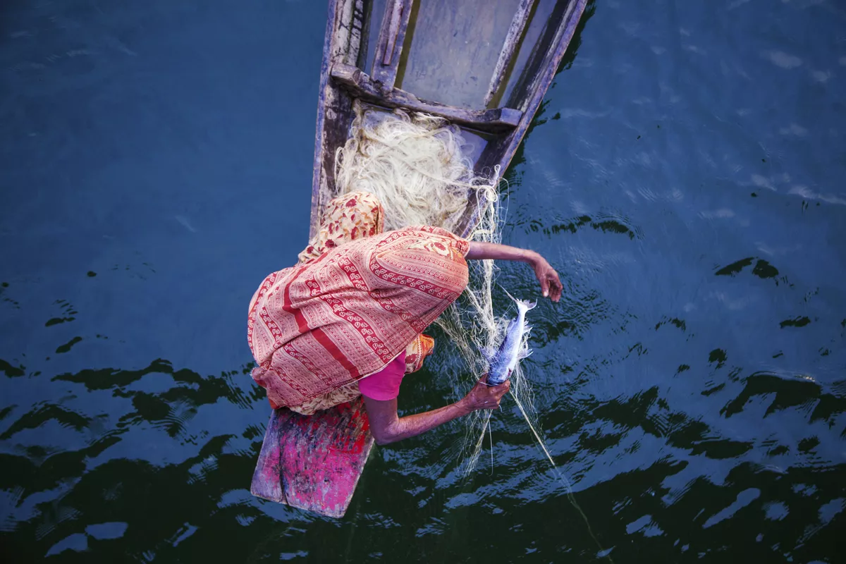 Fischerin in Bangladesch  - © SB - stock.adobe.com