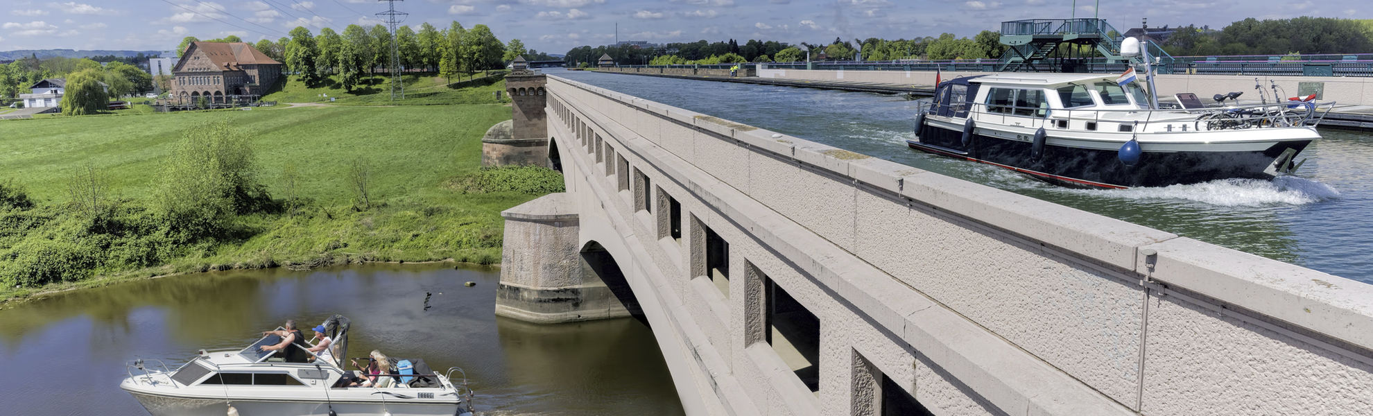 Weser-Wasserstrassenkreuz, Minden - © ©Blickfang - stock.adobe.com