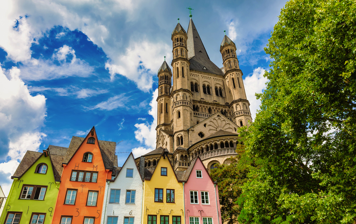 church Gross St Martin in the old town of Cologne, Germany - © Christian Müller