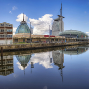 Panorama Havenwelten Bremerhaven mit Klimahaus