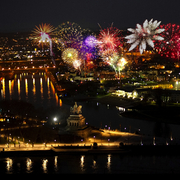 Feuerwerk in Koblenz