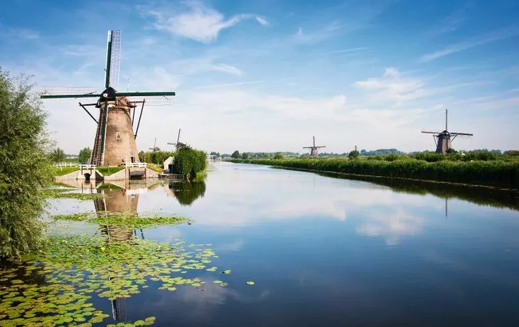 Kinderdijk, Provinz Südholland, UNESCO-Weltkulturerbe - © SandyS - Fotolia