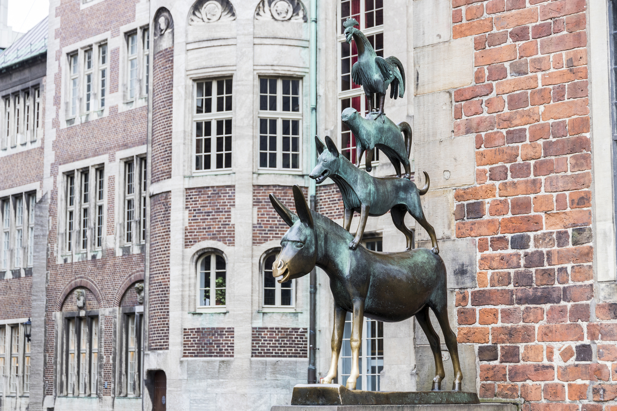 Bremer Stadtmusikanten, Bremen - © Getty Images/iStockphoto