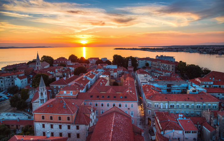 Sonnenuntergang in Zadar - © Silke Koch - stock.adobe.com